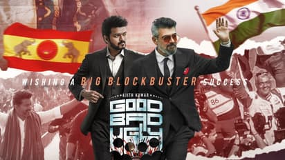 குட் பேட் அக்லியில் தளபதி ரெபரன்ஸ்! விஜய்யின் மாஸ் டயலாக்கை பேசி அதிரவிட்ட அஜித்