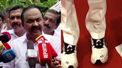 'മൂന്ന് ലക്ഷത്തിന്റെ ഷൂ', ആര് വന്നാലും 5000 രൂപയ്ക്ക് നൽകാം; ഷൂ വിവാദത്തെ പരിഹസിച്ച് വി ഡി സതീശൻ