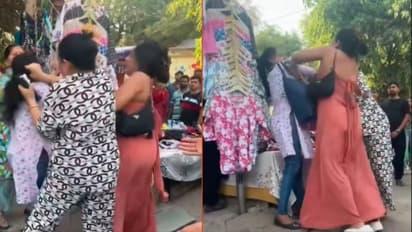 ಇಬ್ಬರೂ ಆಂಟಿಯರಿಗೆ ಇಷ್ಟವಾಯ್ತು ಒಂದೇ ಡ್ರೆಸ್; ನಾ ಕೊಡೆ, ನೀ ಬಿಡೆ; ಮುಂದಾಗಿದ್ದು ಡಿಶುಂ ಡಿಶುಂ!