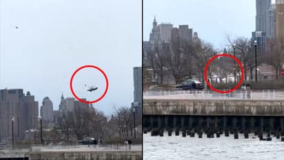 ഹഡ്സൺ നദിയിൽ ഹെലികോപ്റ്റർ തകർന്നുവീണ് 6 മരണം, മരിച്ചത് സീമെൻസ് സിഇഒയും കുടുംബവുമെന്ന് റിപ്പോർട്ട് - വീഡിയോ