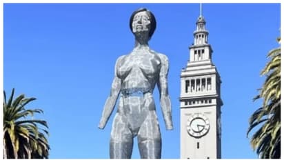 45 അടി ഉയരമുള്ള നഗ്ന സ്ത്രീ പ്രതിമ അനാച്ഛാദനം ചെയ്യാനൊരുങ്ങി സാൻ ഫ്രാൻസിസ്കോ