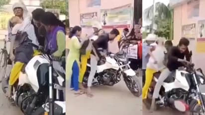 auraiya up father carries daughters dead body on bike hospital refuses ambulance viral video
