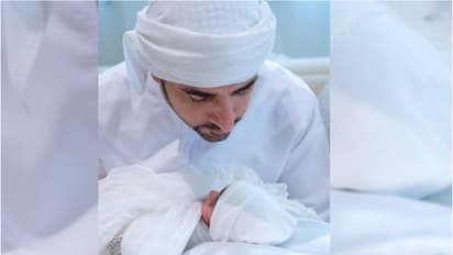 നാലാമത്തെ കണ്മണിയുടെ ചിത്രം പുറത്തുവിട്ട് ശൈഖ് ഹംദാൻ