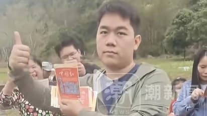 പൂർവ്വികരുടെ ശവകുടീരത്തിൽ വച്ച് സ്ക്രാച്ച് ചെയ്തു, 1ലക്ഷം സമ്മാനം കിട്ടിയെന്ന് യുവാവ്, അനു​ഗ്രഹമെന്ന് പോസ്റ്റ്