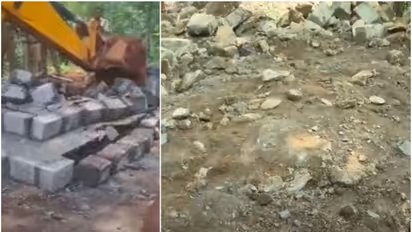 സംരക്ഷിത വനമേഖലയെന്ന് വനംവകുപ്പ്;  തൊടുപുഴ തൊമ്മൻകുത്തിൽ സ്ഥാപിച്ച കുരിശ് പൊളിച്ചുമാറ്റി, നിഷേധിച്ച് ഭാരവാഹികൾ