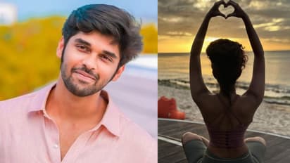 தன்னைவிட வயதில் மூத்த நடிகையுடன் துருவ் விக்ரம் காதல்; லீக்கான லிப்கிஸ் போட்டோ!