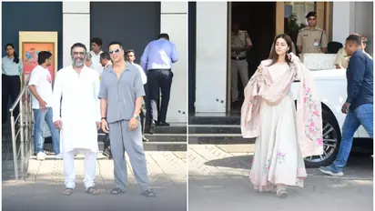 Kesari 2 stars Akshay Kumar, Ananya Panday, R Madhavan fly to Amritsar for promotions [PHOTOS]