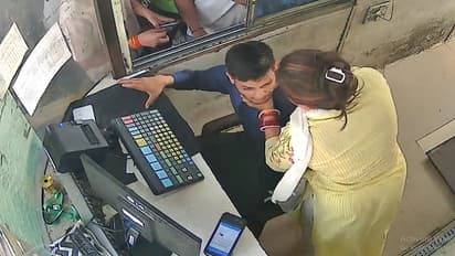 hapur toll plaza woman assaults staff fastag issue viral video