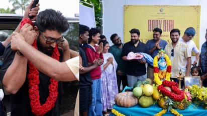 ബേബി ഗേൾ സെറ്റിൽ നിവിൻ പോളി; 15 ദിവസം പ്രായമായ രുദ്രയെ കയ്യിലേന്തി താരം, വരവേറ്റ് അരുൺ വർമ്മ