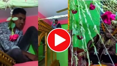 ‘Live Suhaagrat’: Groom’s brother hides in bedroom to watch couple’s first night (Video)
