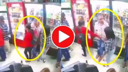 शॉप में अनजान लड़की ने टच किया शख्स का प्राइवेट पार्ट, फिर क्या था...रणचंड़ी बन गई पत्नी-Video Viral