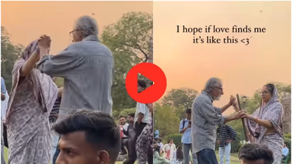 ದೆಹಲಿ ಪಾರ್ಕ್‌ನಲ್ಲಿ ವೃದ್ಧ ದಂಪತಿಗಳ ನಿಷ್ಕಲ್ಮಶ ಪ್ರೀತಿ: ವೈರಲ್ ನೃತ್ಯ!