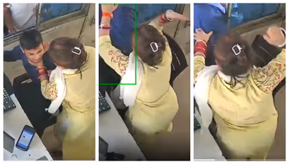 4 സെക്കന്‍റില്‍ 7 അടി?; ഫാസ്റ്റ് ടാഗില്‍ കാശില്ലാത്തതിന് ടോൾ ബൂത്ത് ജീവനക്കാരനെ അടിച്ച് യുവതി, വീഡിയോ വൈറല്‍ 