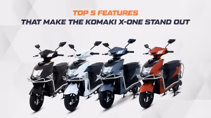 வெறும் ரூ.35999க்கு எலக்ட்ரிக் ஸ்கூட்டர்! Komaki X One Electric Scooter