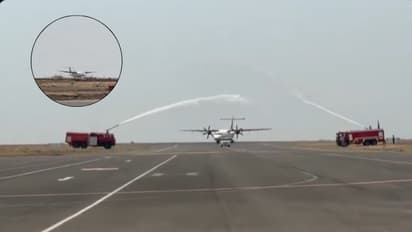 amravati first commercial flight mumbai belora airport udan scheme maharashtra airports