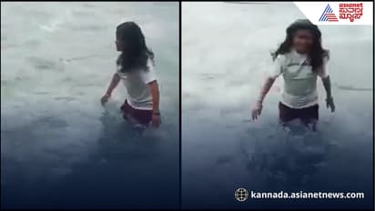 ರೀಲ್ಸ್ ವಿಡಿಯೋಗೆ ಗಂಗಾ ನದಿಗೆ ಇಳಿದು ಫೋಟೋ ಆಗಿ ಗೋಡೆ ಸೇರಿದ ಯುವತಿ, ದೃಶ್ಯ ಸೆರೆ