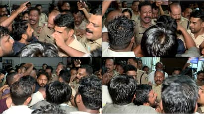 പാലക്കാട് യൂത്ത് കോൺ​ഗ്രസ് മാർച്ച്; സംഘർഷം, ബിജെപിക്കെതിരെ സമരം നടത്തുമ്പോൾ പൊലീസിന് പ്രശ്നമെന്ന് എംഎൽഎ 