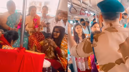മെട്രോയിൽ സ്ത്രീകളുടെ കീർത്തനാലാപനം, ഇടപെട്ട് സിഐഎസ്എഫ് ജവാൻ, ഒടുവിൽ നിർത്തി, വീഡിയോ 