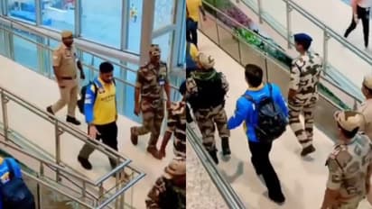 വീല്‍ചെയറില്‍ ആരാധിക, സുരക്ഷാ ഉദ്യോഗസ്ഥരെ അവഗണിച്ച് ഓടിയെത്തി ധോണി; ഹൃദയം കവർന്ന് വീഡിയോ