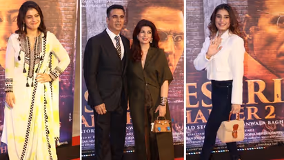 Kesari 2 screening: Akshay Kumar, Ananya Panday, Kajol and other Bollywood celebs attend event