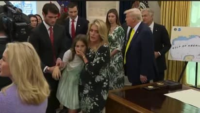 White House press briefing abruptly halted after guest collapses; Trump was mid-Iran remarks (WATCH)