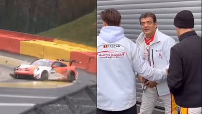 Ajith Kumar met with a car accident during racing practice in Belgium – Details inside