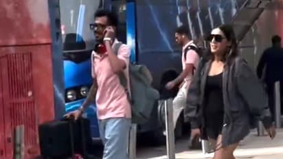 Are they dating? Yuzvendra Chahal and RJ Mahvash seen together at Chandigarh Airport – WATCH