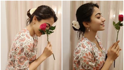 'When was the last time you got yourself flowers...', Rashmika Mandanna shares adorable pictures
