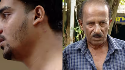 നിലത്തിട്ട് നാഭിക്ക് ചവിട്ടി, മുണ്ട് വലിച്ചുകീറി; ബസ് കാത്തുനിന്ന അച്ഛനും മകനും പൊലീസിന്റെ ക്രൂരമർദനം