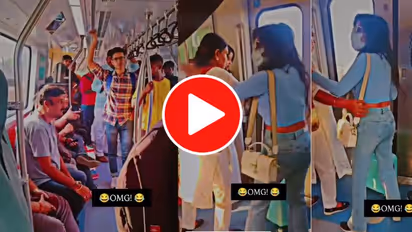 ಮಟ್ರೋದಲ್ಲಿ ಯುವತಿ ಕೂಗಾಟ, ಚೀರಾಟ ಕೇಳಿ ಹೌಹಾರಿದ ಪ್ರಯಾಣಿಕರು; ಏನ್ ಮಾಡಿದ್ರೂ ತಣ್ಣಗಾಗದ ಹುಡ್ಗಿ