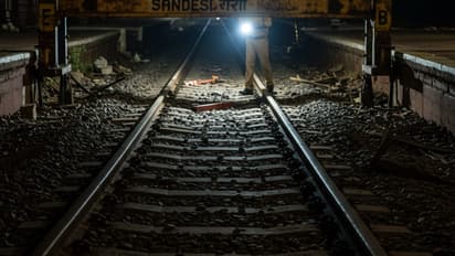 lucknow train derailment attempt railway track iron gate incident