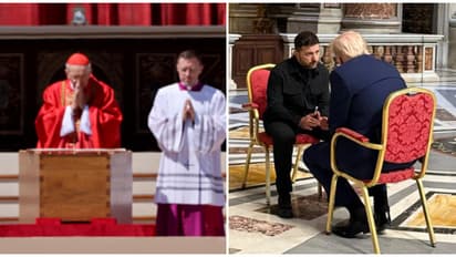 മാർപാപ്പയുടെ സംസ്കാര ചടങ്ങുകൾക്കിടയിൽ നിന്നും ലോകം കാത്തിരുന്ന വാർത്ത! ട്രംപും സെലൻസ്കിയുമായി കൂടിക്കാഴ്ച