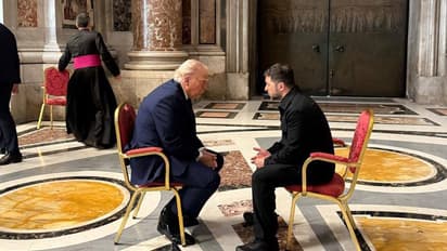 Trump Zelensky meeting at Rome