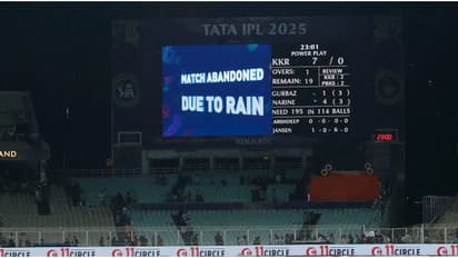 ಕೋಲ್ಕತಾದ ಮಾನ ಕಾಪಾಡಿದ ಮಳೆರಾಯ, ನಾಲ್ಕನೇ ಸ್ಥಾನಕ್ಕೇರಿದ ಪಂಜಾಬ್ ಕಿಂಗ್ಸ್!