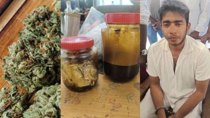 പൂന്തുറയിലെ 27കാരൻ, കുടുങ്ങുമെന്ന് കരുതിയില്ല; വീട്ടിലെ ഷെഡ്ഡിൽ കുപ്പിയിൽ ഒളിപ്പിച്ചത് ഹാഷിഷ് ഓയിലും കഞ്ചാവും