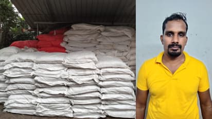 ലോറിയുടെ മുകളിലും വശങ്ങളിലും മാത്രം മൈദ ചാക്കുകൾ, 50 ലക്ഷം വില; 384436 പാക്കറ്റ് ഹാൻസ് പിടിച്ചെടുത്തു