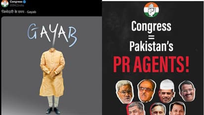 'ഉത്തരവാദിത്തം കാട്ടേണ്ട സമയത്ത് പ്രധാനമന്ത്രി മുങ്ങി'; തലയില്ലാത്ത ചിത്രവുമായി കോണ്ഗ്രസിന്റെ പരിഹാസം