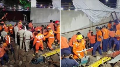 சாமி தரிசனத்திற்காக காத்திருந்த மக்கள்.! இடிந்து விழுந்த சுவர்.! 7 பேர் துடி துடித்து பலி