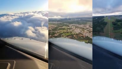 ವಿಮಾನ ಲ್ಯಾಂಡ್ ಆಗುವ ಪೈಲಟ್ಗೆ ಭೂಮಿ ಹೇಗೆ ಕಾಣುತ್ತೆ? ರೋಚಕ ದೃಶ್ಯದ ವಿಡಿಯೋ