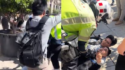 സംഭവം നവദമ്പതികളുടെ ചിത്രം പകർത്തവേ, ചിന്തിച്ചുനിന്നില്ല, പിടിച്ച് നിലത്തിട്ട് ഫോട്ടോ​ഗ്രാഫർ, അഭിനന്ദനപ്രവാഹം