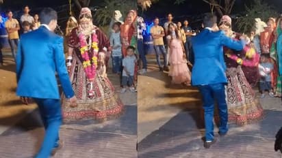 ഒന്നൊന്നര ഡാൻസുമായി യുവാവ്, ആകെ ചമ്മി നിൽക്കുന്ന വധു, വീഡിയോ വൈറൽ