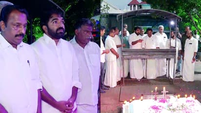 'വിഴിഞ്ഞം ഉമ്മൻചാണ്ടിയുടെ കഠിനാധ്വാനത്തിന്റെ ഫലം'; പുതുപ്പള്ളിയിലെത്തി കോവളം എംഎൽഎ എം വിന്സെന്റ്