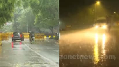 ദില്ലിയിൽ റെഡ് അലർട്ട്, അടുത്ത 2 മണിക്കൂർ ശക്തമായ മഴ മുന്നറിയിപ്പ്, പൊടിക്കാറ്റും; വിമാനങ്ങൾ വൈകുന്നു