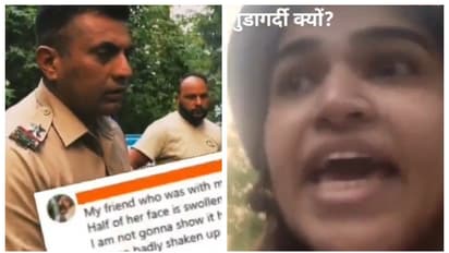 'അതെന്താ അവരെ പിടിക്കാത്തത്'? ചോദ്യം ചെയ്ത യുവതിയെ തല്ലി പോലീസ് ഉദ്യോഗസ്ഥന്, വീഡിയോ വൈറല്,