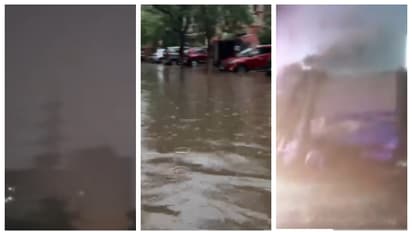 പൊടിക്കാറ്റ്, ഇടിമിന്നല്‍, അതിശക്ത മഴ, അസാധാരണമായ പകലിലേക്ക് ഉണർന്ന് ദില്ലി, വീഡിയോ വൈറല്‍ 