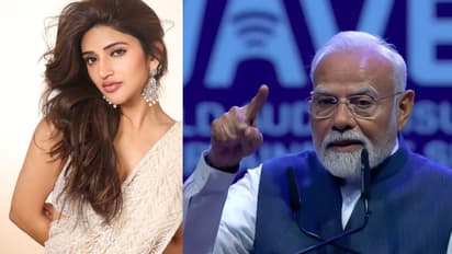 వేవ్స్ సమ్మిట్ : ప్రధాని మోడీ స్పీచ్ కి శ్రీలీల ఫిదా, ఆమె రియాక్షన్ ఇదే 