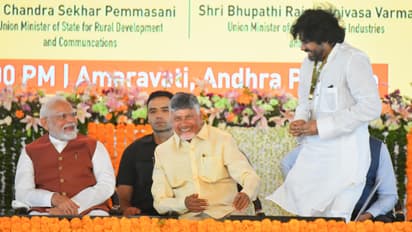 Pawan Kalyan: అమరావతి  రీలాంచ్ లో ప్ర‌ధాని మోడీతో ప‌వ‌న్ క‌ళ్యాణ్‌.. ఫోటోలు చూశారా