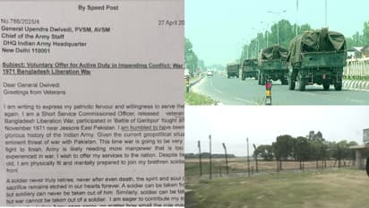 "രാജ്യത്തിനായി വീണ്ടും പോരാടൻ അവസരം നൽകണം " കരസേന മേധാവിക്ക് 1971 യുദ്ധ നായകന്റെ വൈകാരിക കത്ത്