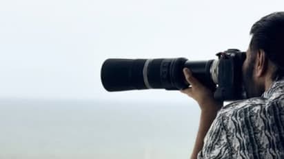 കടലിനെ ഫോക്കസ് ചെയ്യുന്ന മമ്മൂട്ടി; പ്രിയതാരത്തിന്‍റെ ഏറ്റവും പുതിയ ചിത്രം പങ്കുവച്ച് ടീം