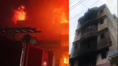 kanpur five storey building fire tragedy family death chemical leather factory blaze